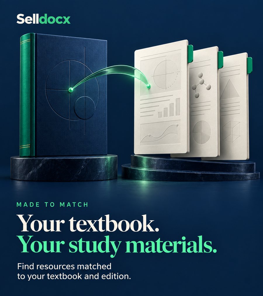 Your textbook. Your study materials.