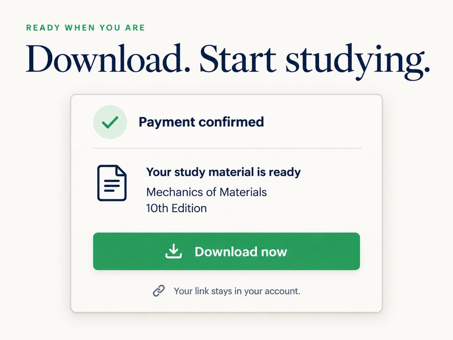Step 3: Download. Start studying.
