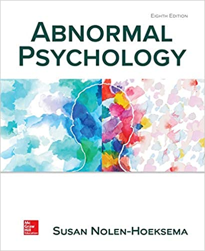 Abnormal Psychology 8e Complete Test Bank
