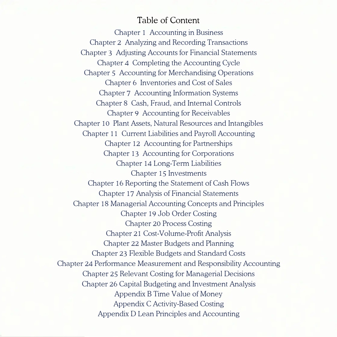 Answer Key + Test Bank | Fundamental Accounting Principles 24e - Fundamental Accounting Principles by John J. Wild
