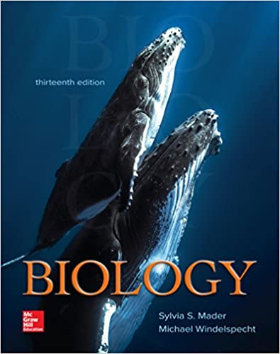 Biology 13e | Test Bank with Answer Key by Sylvia Mader