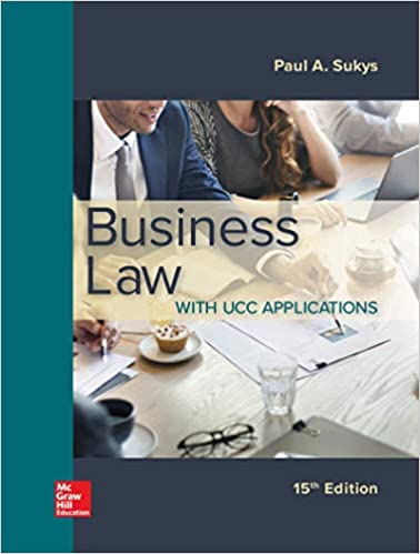 Business Law with UCC 15e Complete Test Bank