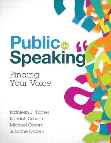 Chapter Test Bank | Find Your Voice 11e Turner