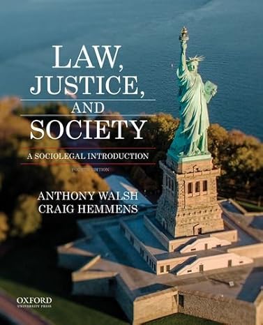 Chapter Test Bank | Law & Society 4e Walsh