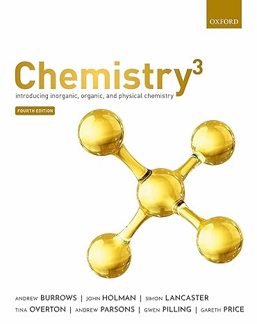 Chemistry 3 4e | Test Bank Burrows