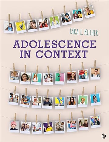 Complete Test Bank | Adolescence in Context 1e | Answers
