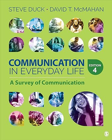 Complete Test Bank | Communication Everyday Life 4e