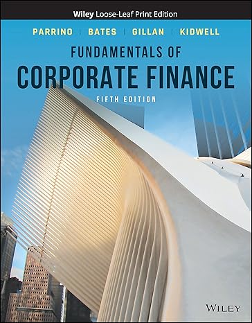 Complete Test Bank | Corp Finance 5e Parrino