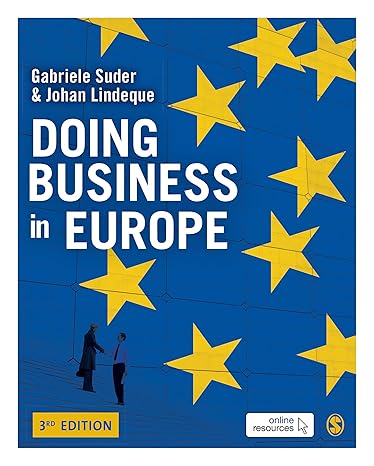 Complete Test Bank Doing Business in Europe 3e with Answers