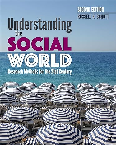 Comprehensive Test Bank | Understanding the Social World 2e by Schutt
