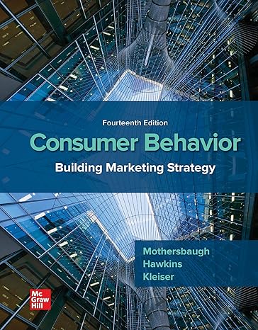 Consumer Behavior 14e Mothersbaugh Test Bank + Answers