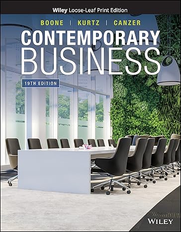 Contemporary Business 19e | Practice Test Bank