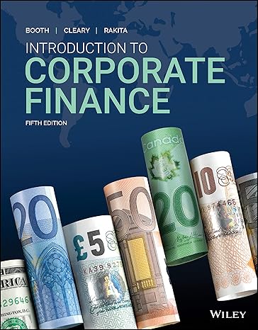 Corporate Finance 5e Canadian Test Bank