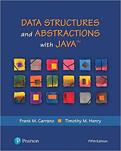 Data Structures with Java 5e Complete Test Bank