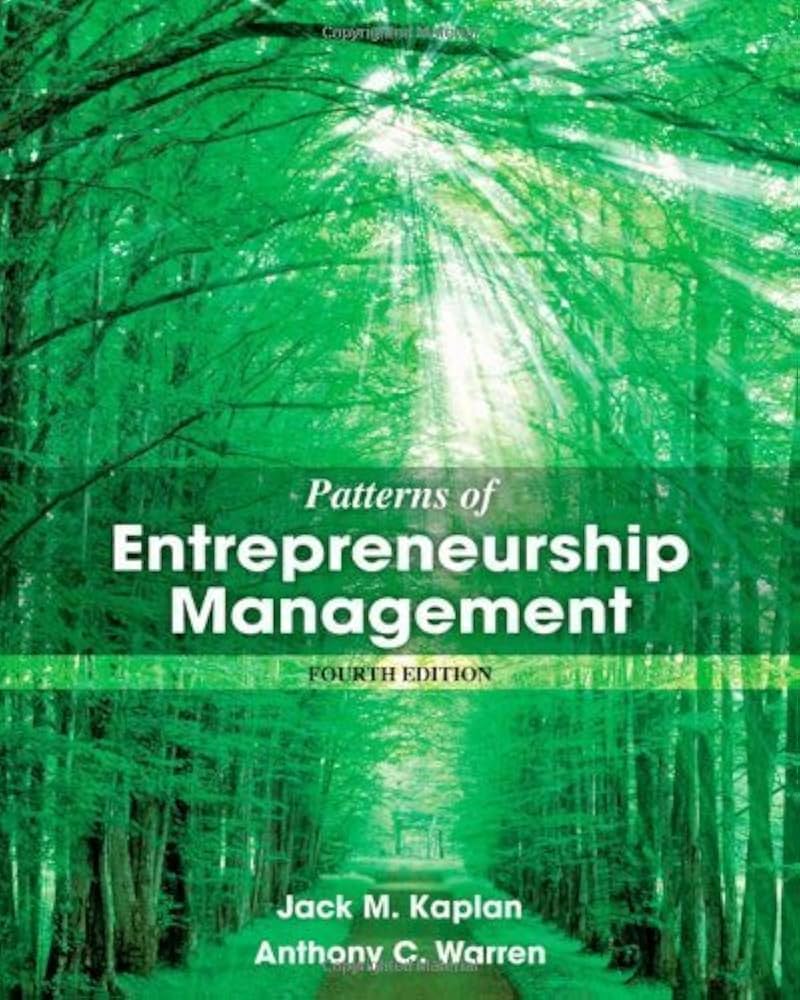 Entrepreneurship Management 4th Edition | Test Bank with Key by Warren