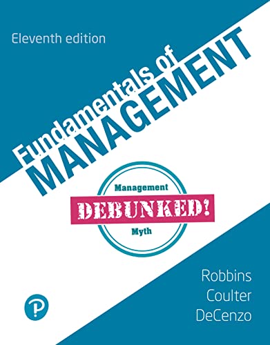 Fundamentals of Management 11e | Test Bank with Answer Key by Stephen Robbins