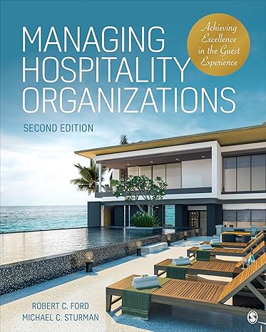 Hospitality Organizations 2e Test Bank