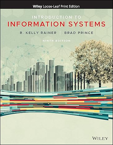 Info Systems 9e | Test Bank by Rainer