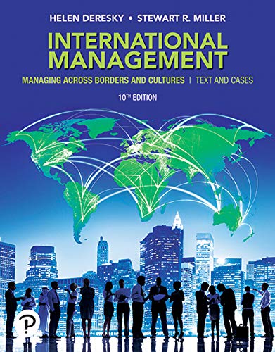 International Management 10e | Test Bank with Answer Key by Helen Deresky