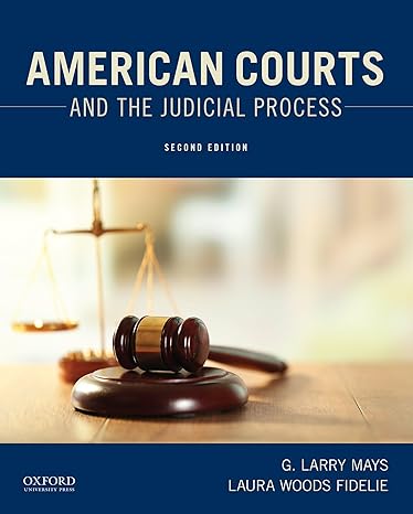 Judicial Process 2e | Test Bank Fidelie