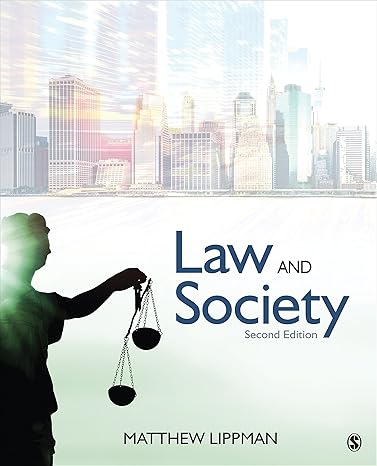 Law and Society 2e Test Bank