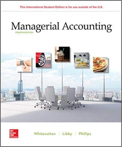 Managerial Accounting 4e Complete Test Bank