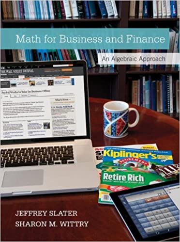 Math for Business and Finance 1e Complete Test Bank