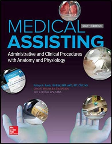 Medical Assisting Procedures 6e | Test Bank by Kathryn Booth
