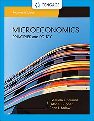 Microeconomics Principles and Policy 14e | Test Bank by Baumol - Microeconomics Principles and Policy by William J. Baumol