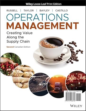 Operations Management 2e Canadian Test Bank