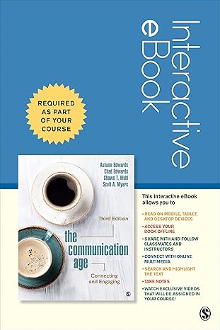 Practice Test Bank | The Communication Age 3e by Edwards