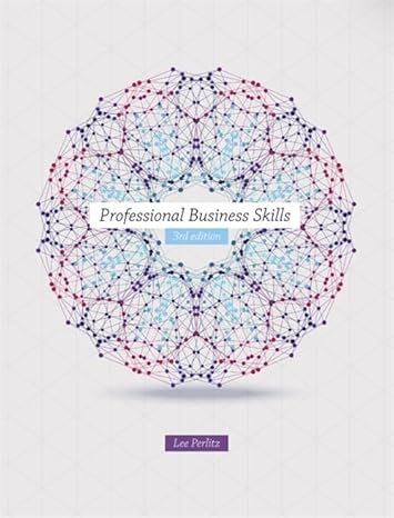 Professional Business Skills 3e Complete Test Bank