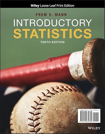Statistics 10e | Test Bank by Prem S. Mann