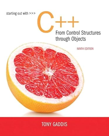 Test Bank | C++ Control Structures 9e
