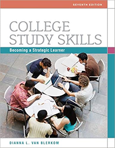 Test Bank | College Study Skills 7e by Dianna L. Van Blerkom