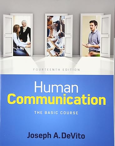 Test Bank | Human Communication The Basic Course 14e