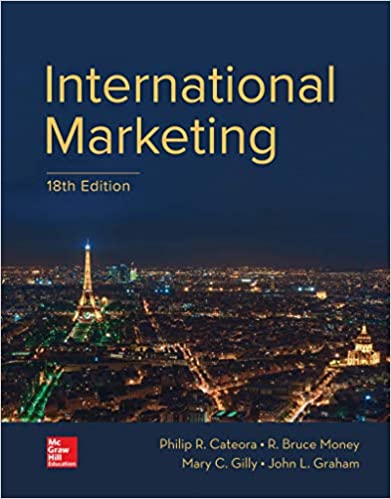 Test Bank | International Marketing 18e by Philip Cateora