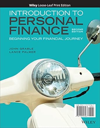 Test Bank | Personal Finance Intro 2e