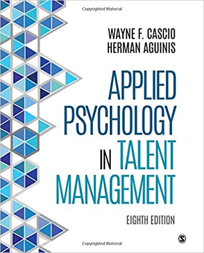 Test Bank | Talent Management Psychology 8e by Wayne F. Cascio