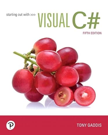 Test Bank | Visual C# 5e