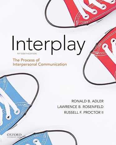 Updated Test Bank | Interplay 15e Adler