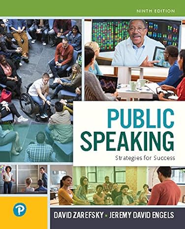 Updated Test Bank | Strategies for Speaking 9e Zarefsky